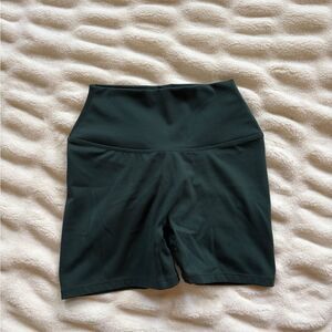 CSB Serenity Scrunch Shorts 4”- Forest Green Small